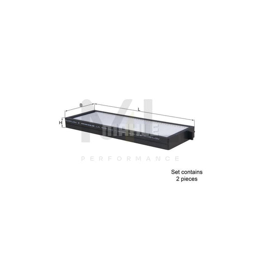 MAHLE ORIGINAL LA 912/S Pollen filter for HYUNDAI i20 I Hatchback (PB) Particulate Filter | ML Performance Car Parts