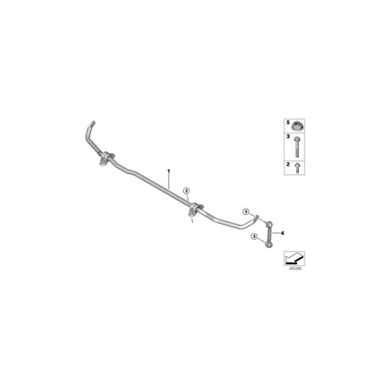 Genuine BMW 33557856914 F91 F92 Stabilizer, Rear Axle (Inc. M8) | ML Performance UK Car Parts