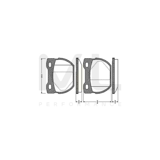 Bosch 0986Tb2280 Brake Pad Set For Land Rover Defender Excl. Wear Warning Contact  | ML Performance Car Parts