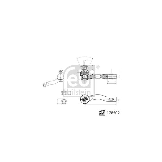 Febi Bilstein 38572 Rubber Buffer, Suspension