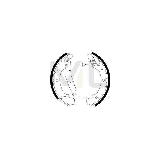 BOSCH 0 986 487 193 Brake Shoe Set for VW LT | ML Performance Car Parts