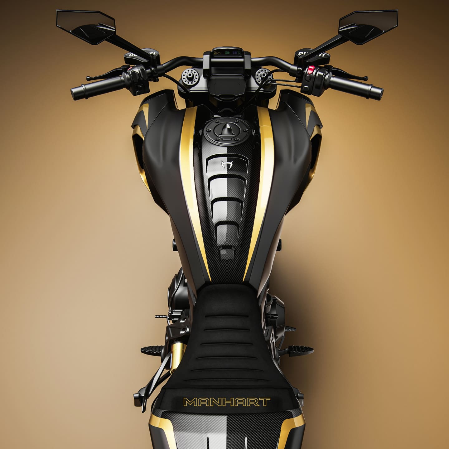 MANHART CARBON BODY PANEL UPGRADE KIT FOR DUCATI DIAVEL 1260