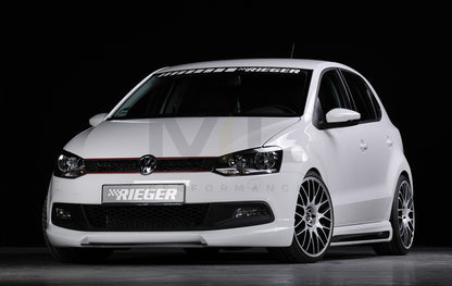 Rieger 00047211 VW 6R Mk6 Polo Front Splitter 2 | ML Performance UK Car Parts