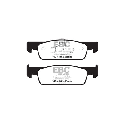 EBC DP22146 Dacia Renault Smart Greenstuff Front Brake Pads 2 | ML Performance UK Car Parts