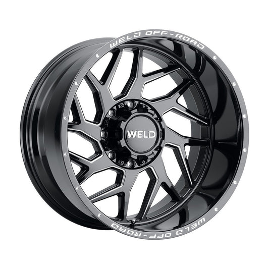 Weld W11720018475 Fulcrum W117 Wheel 22x10 8x180 ET-18 BS4.75 Gloss Black MIL