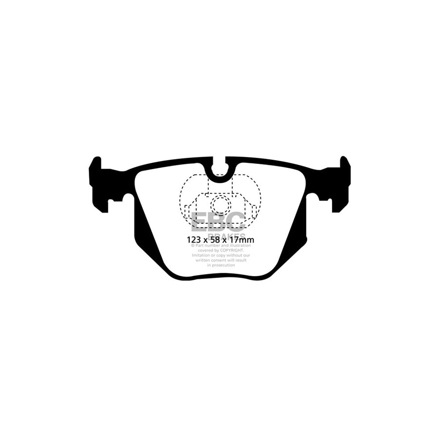 EBC PLK1023 BMW E46 Yellowstuff Pads and Brake Line Performance Pack - ATE Caliper 3 | ML Performance UK Car Parts