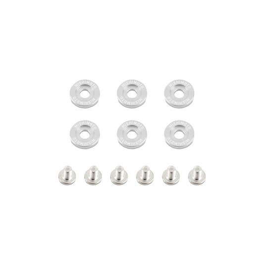 Mishimoto MMFW-LG-6P Large Fender Washer Kit (6pcs) - Polished