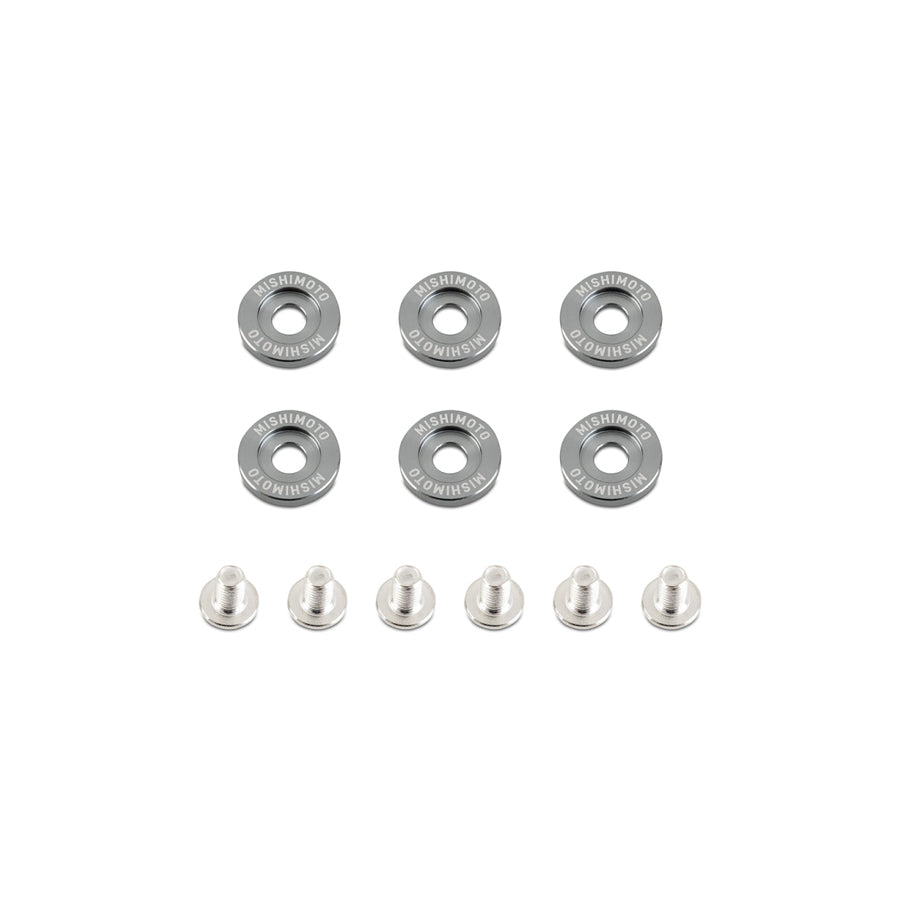 Mishimoto MMFW-LG-6GM Large Fender Washer Kit (6pcs) - Gunmetal