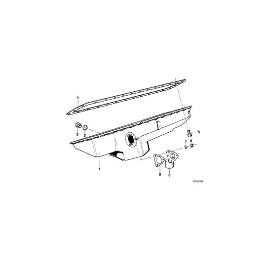 Genuine BMW 11132140190 E24 Oil Pan (Inc. 633CSi, 635CSi & 630CS) | ML Performance UK Car Parts