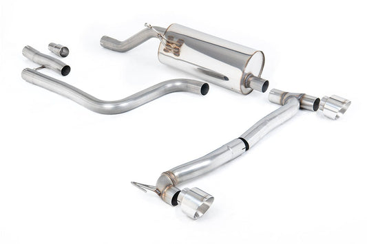 MillTek SSXFD412 Ford Fiesta GPF/OPF Back Resonated with Polished GT-100 Trims