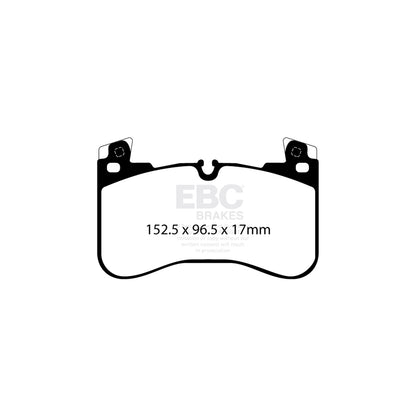 EBC DP62401 Land Rover Greenstuff Front Brake Pads - TRW Caliper 2 | ML Performance UK Car Parts