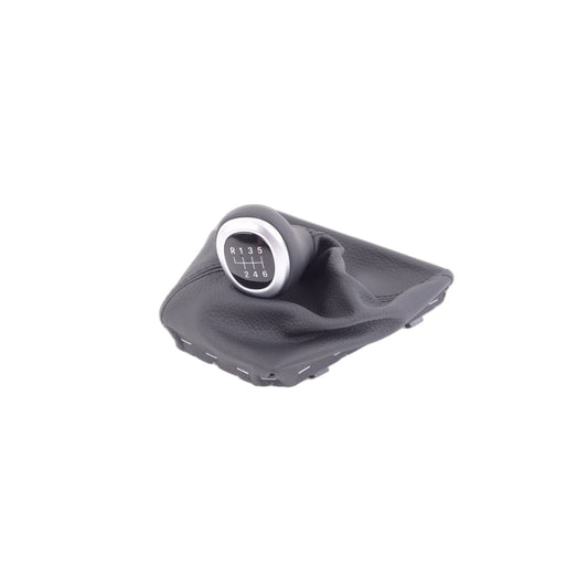 Genuine BMW 25117599516 Leather Shift Knob With Boot/6-Speed PERLGLANZ CHROM (Inc. 520d, 530d & 535i) | ML Performance UK Car Parts