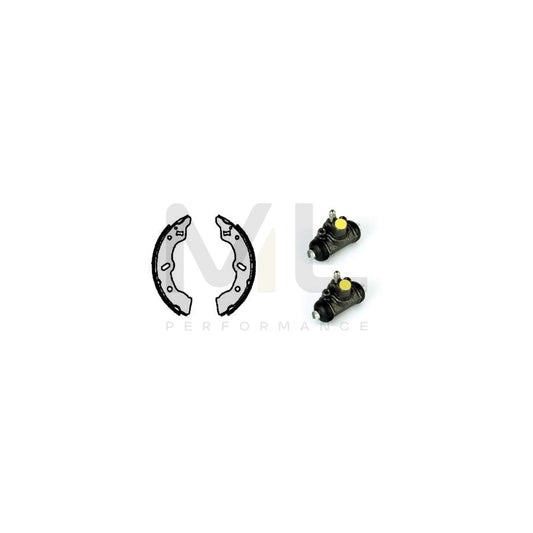 BREMBO STANDARD KIT H 49 005 Brake Shoe Set for MAZDA 121 II Saloon (DB) Ø: 180mm | ML Performance Car Parts