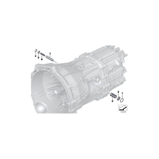 Genuine BMW 23108609217 E90 E88 F11 Lock Ring 14X1 (Inc. 425d, X1 20iX & 135i) | ML Performance UK Car Parts