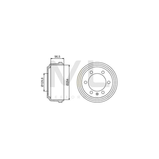 BOSCH 0 986 479 R38 Brake Disc for NISSAN Patrol GR V Off-Road (Y61) Vented, Oiled | ML Performance Car Parts