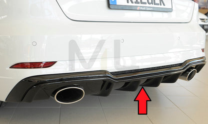 Rieger 00088183 Audi 8V Rear Diffuser (A3 & S3) 1 | ML Performance UK Car Parts