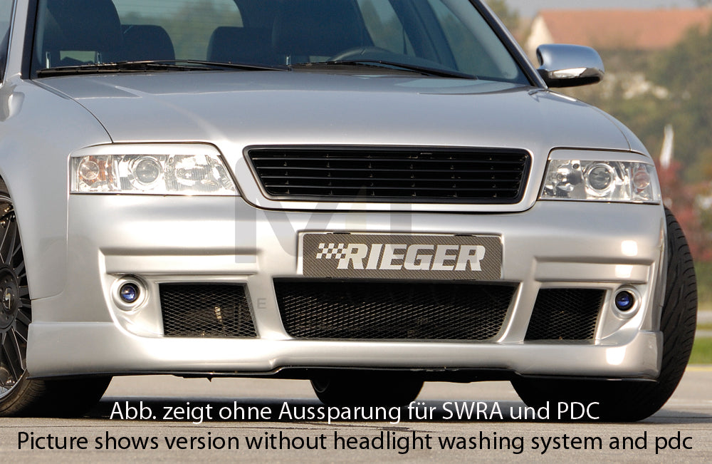 Rieger 00055313 Audi 4B A6 Front Bumper - S6-Look 1 | ML Performance UK Car Parts