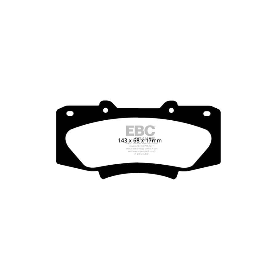 EBC PDKF2035 Toyota Hi-Lux Ultimax Front Brake Pad & Plain Disc Kit 2 | ML Performance UK Car Parts