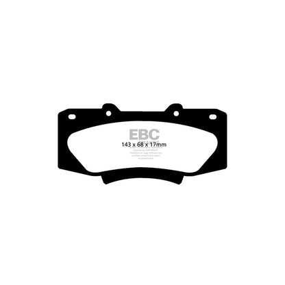 EBC PDKF2035 Toyota Hi-Lux Ultimax Front Brake Pad & Plain Disc Kit 2 | ML Performance UK Car Parts
