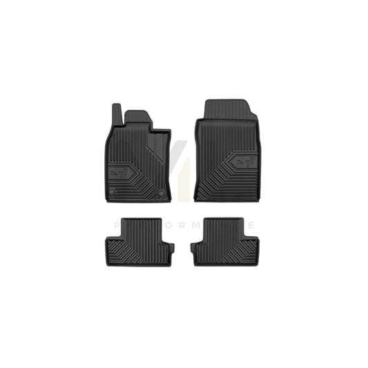 FROGUM Tailored, No.77 77425521 Floor mat set for MINI Hatchback (R50, R53) Elastomer, Front and Rear, Quantity: 4, Black | ML Performance Car Parts