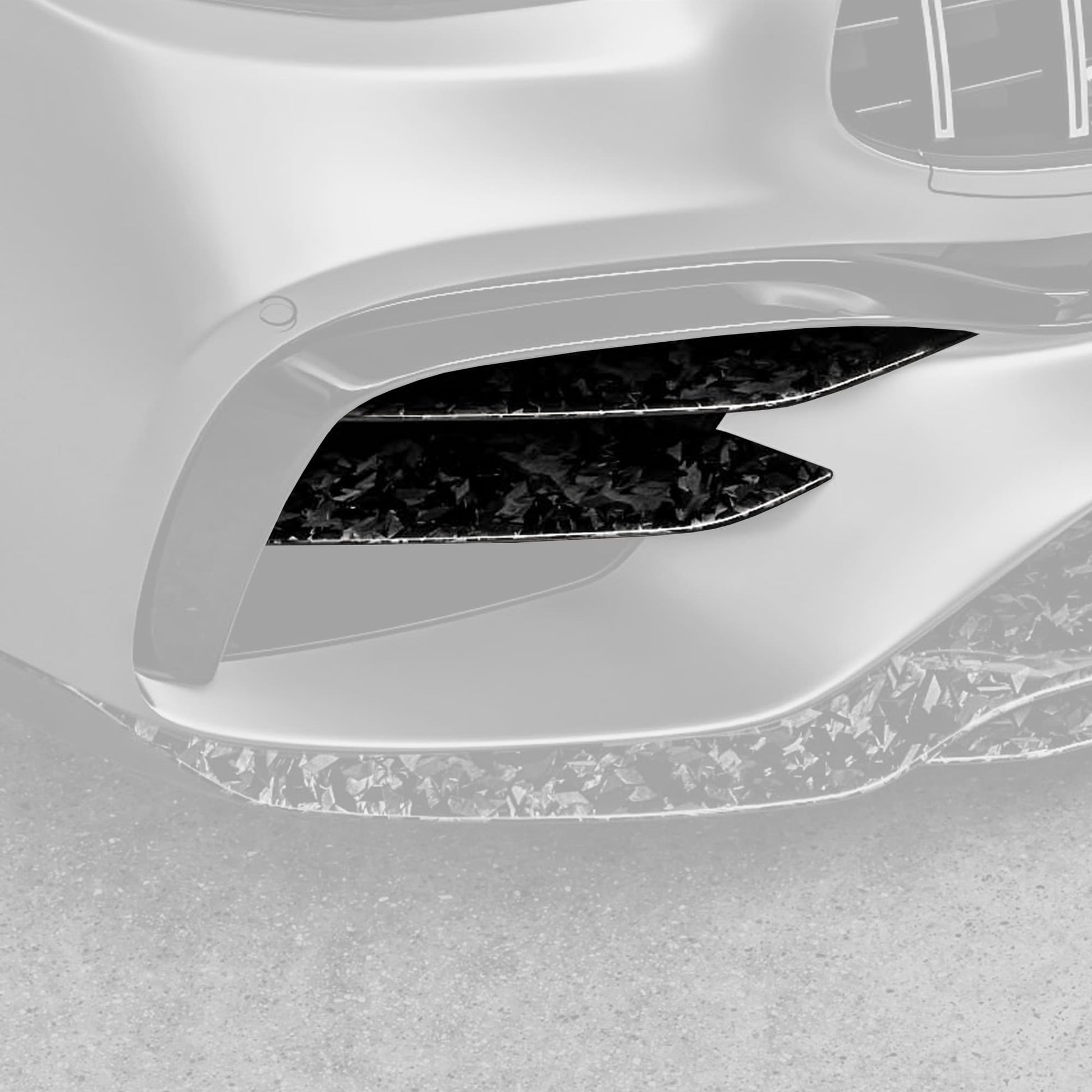 MANHART CARBON FRONT BUMPER INSERTS FOR MERCEDES-AMG E 63 (S)