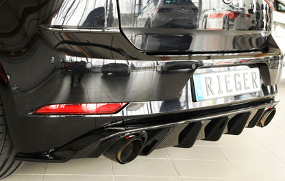 Rieger 00088160 VW Mk7 Golf GTI Rear Diffuser 9 | ML Performance UK Car Parts