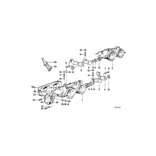 Genuine BMW 13541312566 E30 (K Connector (Inc.  & 320is) | ML Performance UK Car Parts