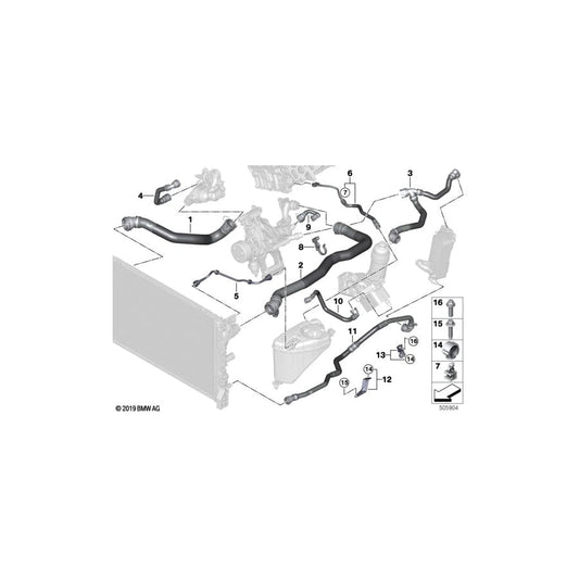 Genuine BMW 11538594526 G31 G02 G01 Line Oil Filter Module (Inc. X3 20dX, X4 20dX & 520d) | ML Performance UK Car Parts