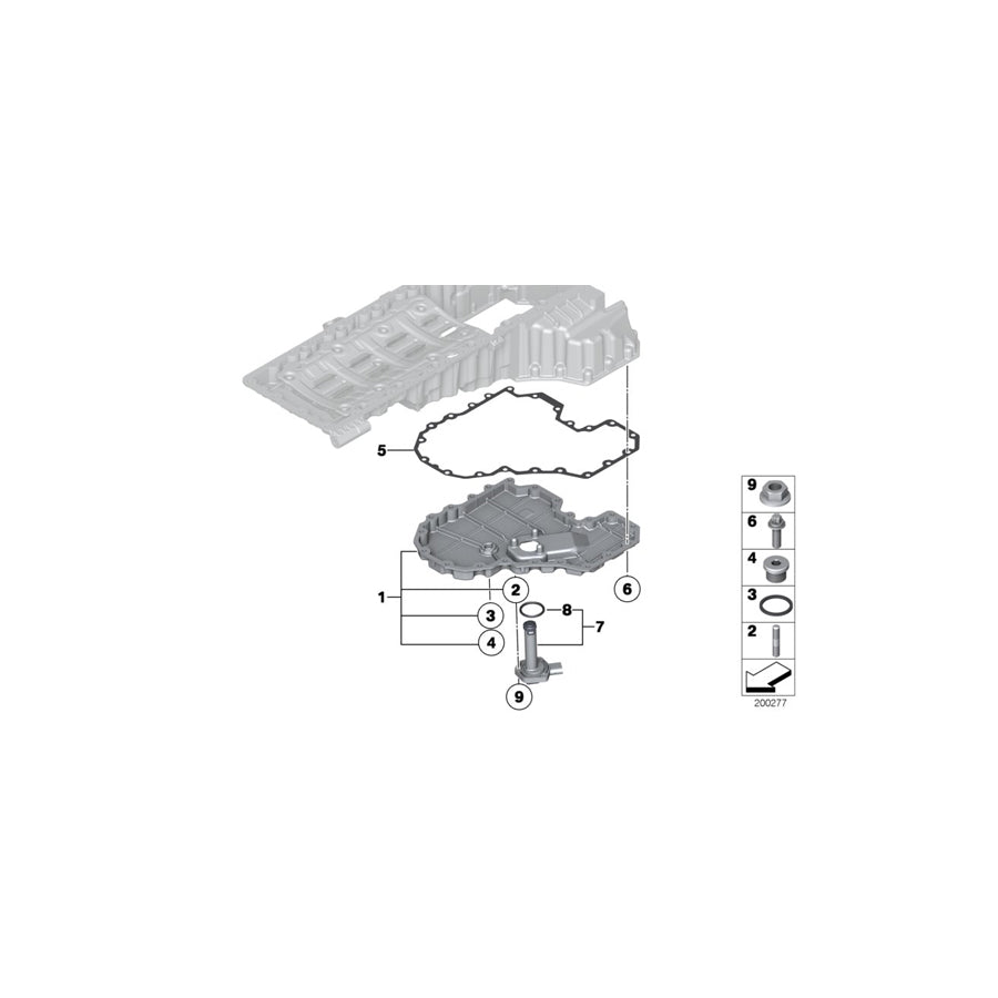 Genuine BMW 11137578303 RR6 F02 F01 Oil Pan (Inc. 760i, Ghost & Ghost EWB) | ML Performance UK Car Parts