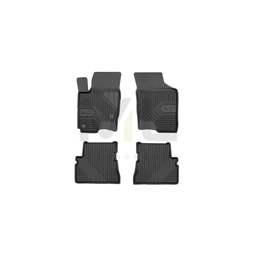 FROGUM Tailored, No.77 77426511 Floor mat set for HYUNDAI Getz (TB) Elastomer, Front and Rear, Quantity: 4, Black | ML Performance Car Parts