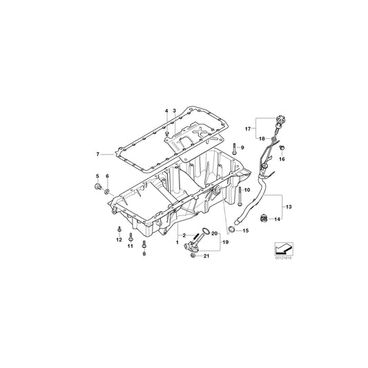 Genuine BMW 11137785588 E46 Splash Plate (Inc. 330xd) | ML Performance UK Car Parts