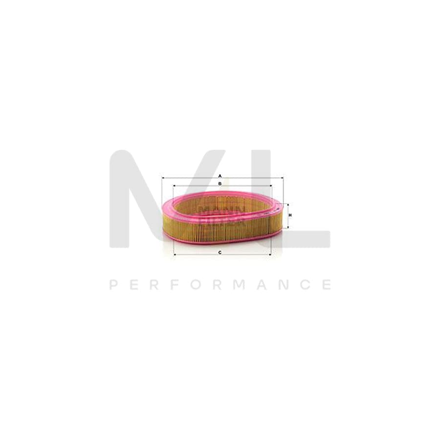 MANN-FILTER C 2957 Air Filter for FORD SIERRA Filter Insert | ML Performance Car Parts