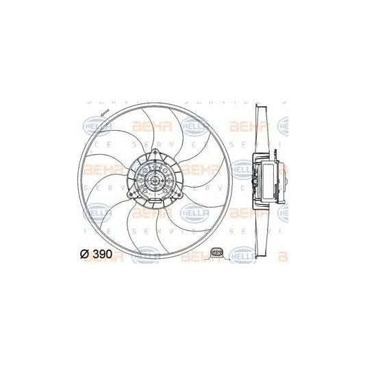 Hella 8EW 351 041-241 Fan, Radiator