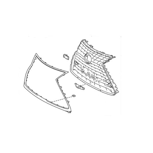 Genuine Lexus 53101-78190 NX300h Phase 1 Front Grille