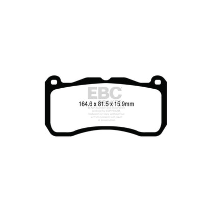EBC DP53013NDX Ford Mustang Bluestuff NDX Front Brake Pads  2 | ML Performance UK Car Parts