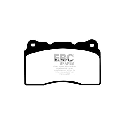 EBC PD12KF252 Subaru Redstuff Front Brake Pad & GD Disc Kit - Brembo Caliper (Inc. Impreza & WRX STi) 2 | ML Performance UK Car Parts