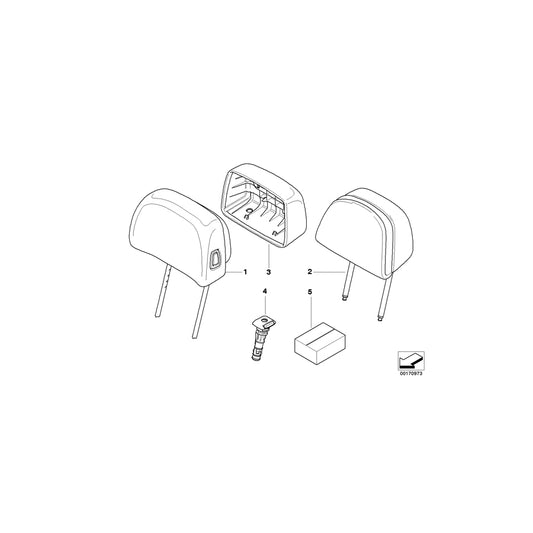 Genuine BMW 52103453568 E83 Guide Right GRAU (Inc. X3 3.0sd, X3 3.0si & X3 2.0i) | ML Performance UK