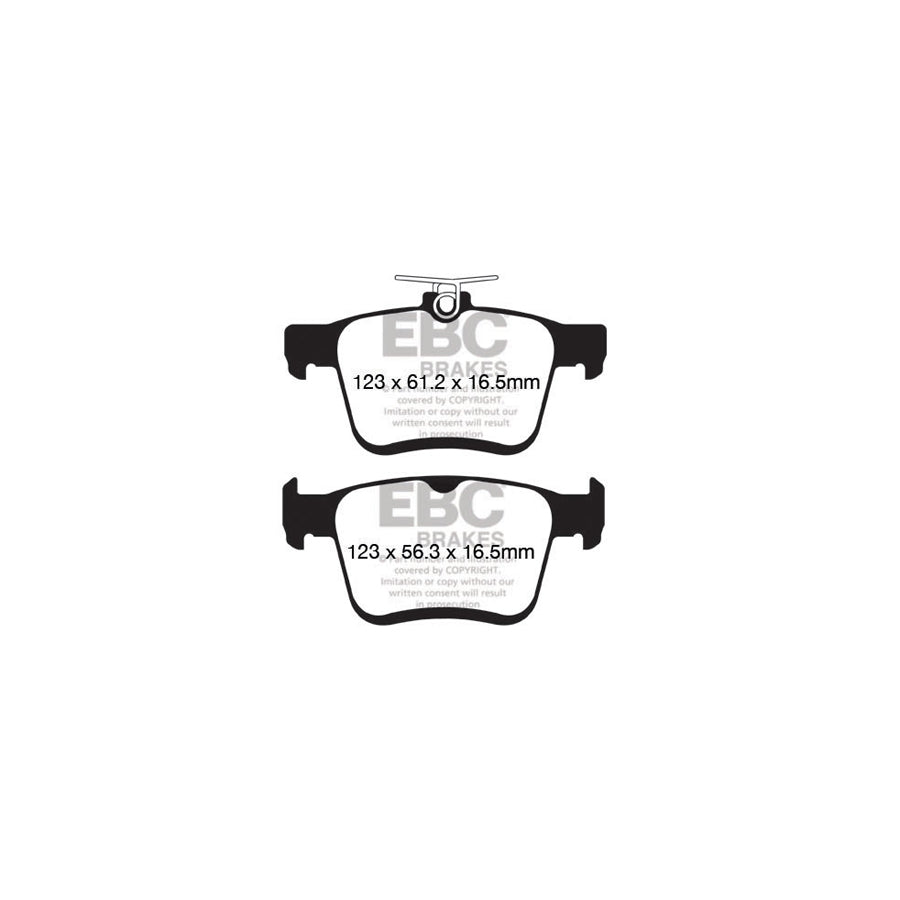 EBC PD14KR620 VW Bluestuff Rear Brake Pad & GD Disc Kit - ATE Caliper (Inc. Arteon & Golf Mk7) 2 | ML Performance UK Car Parts