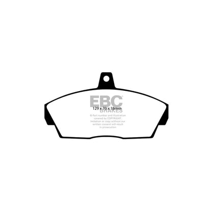 EBC PD01KF807 Land Rover Freelander Greenstuff Front Brake Pad & Plain Disc Kit  2 | ML Performance UK Car Parts