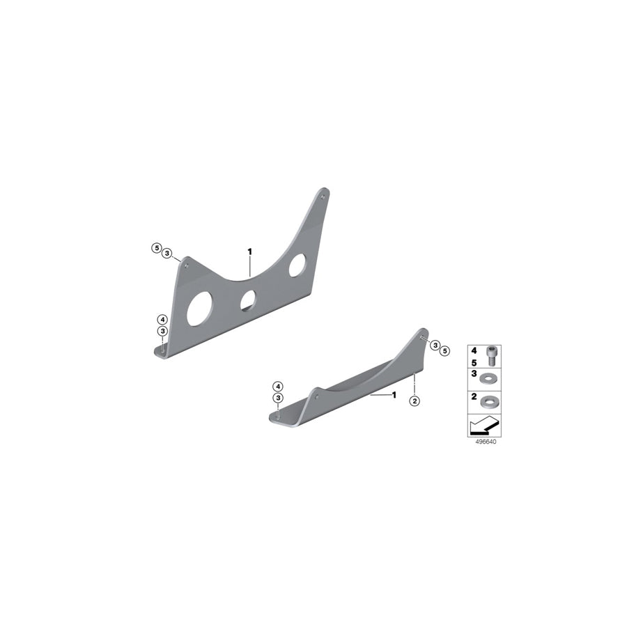Genuine BMW 52008428057 Seat Rail Right FOR TAXI SEAT (Inc. M6 GT3) | ML Performance UK