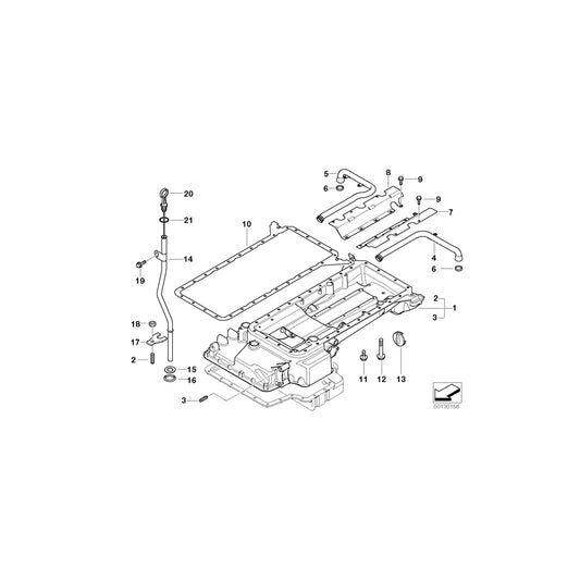 Genuine BMW 11137831014 E39 E52 Gasket Steel (Inc. M5, ALPINA V8 & Z8) | ML Performance UK Car Parts