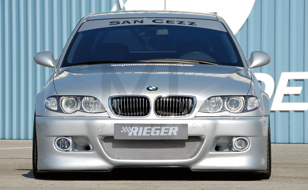 Rieger 00050403 BMW 3 Series E46 Front Bumper 5 | ML Performance UK Car Parts