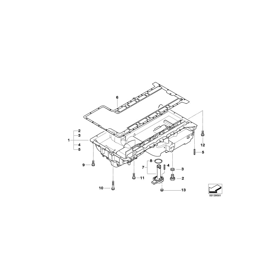 Genuine BMW 11137836568 E64 E60 E61 Fillister-Head Screw M6X22 (Inc. M5 & M6) | ML Performance UK Car Parts