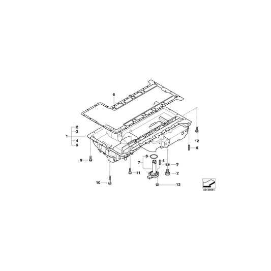 Genuine BMW 11137836568 E64 E60 E61 Fillister-Head Screw M6X22 (Inc. M5 & M6) | ML Performance UK Car Parts