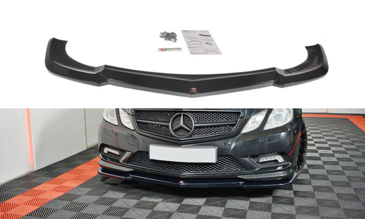 Maxton Design ME-E-207-AMGLINE-C-FD1T Front Splitter Mercedes Benz E-Class W207 Coupe AMG-Line | ML Performance UK Car Parts
