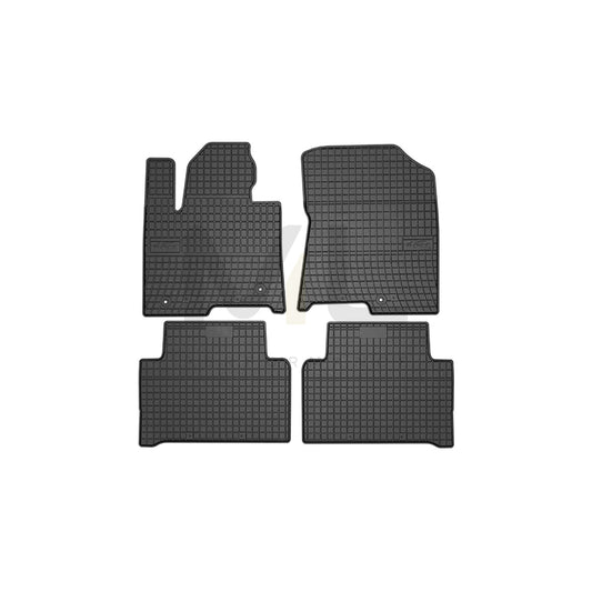 FROGUM Tailored, Basic 411340 Floor mat set for KIA Sorento IV (MQ4) Elastomer, Front and Rear, Quantity: 4, Black | ML Performance Car Parts