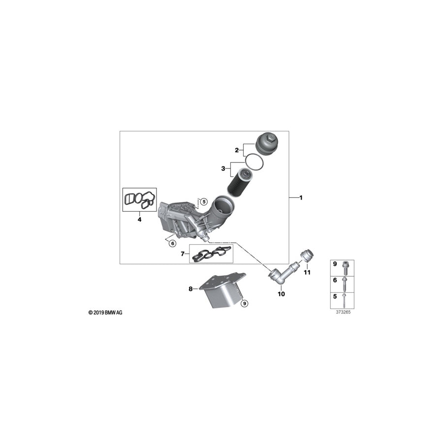 Genuine BMW 11428585625 F21 F33 G12 Heat Exchanger (Inc. X5 25d, 518d & 125d) | ML Performance UK Car Parts