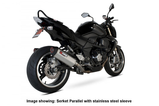Scorpion RKA79CEO Kawasaki Z1000 Serket Parallel Slip-On (Pair) - Carbon Fibre Sleeve | ML Performance UK UK