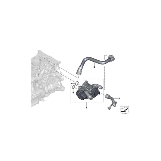 Genuine BMW 11538650981 G31 G20 G01 Hose, Thermostat-Coolant Pump (Inc. 330e, 520i & 730Li) | ML Performance UK Car Parts