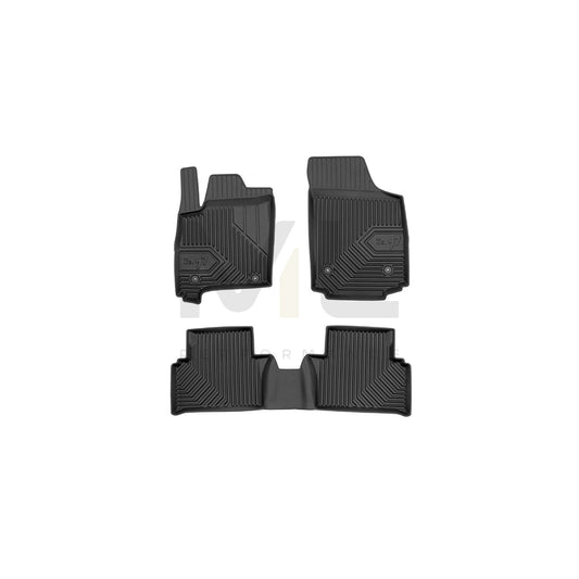 FROGUM Tailored, No.77 77426382 Floor mat set for OPEL Meriva A (X03) Elastomer, Front and Rear, Quantity: 3, Black | ML Performance Car Parts